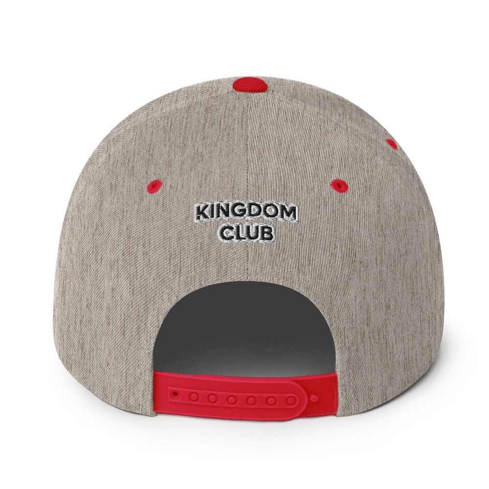 Crowned Heart Snapback Hat