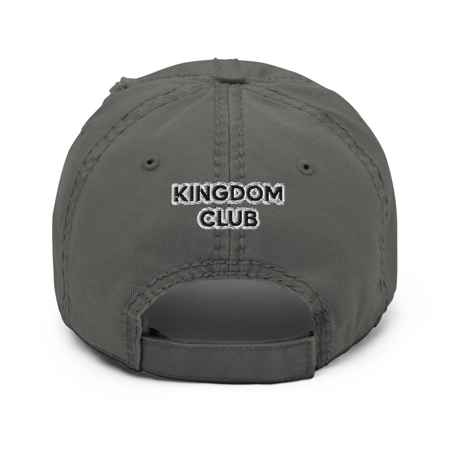 Crowned Heart Distressed Dad Hat