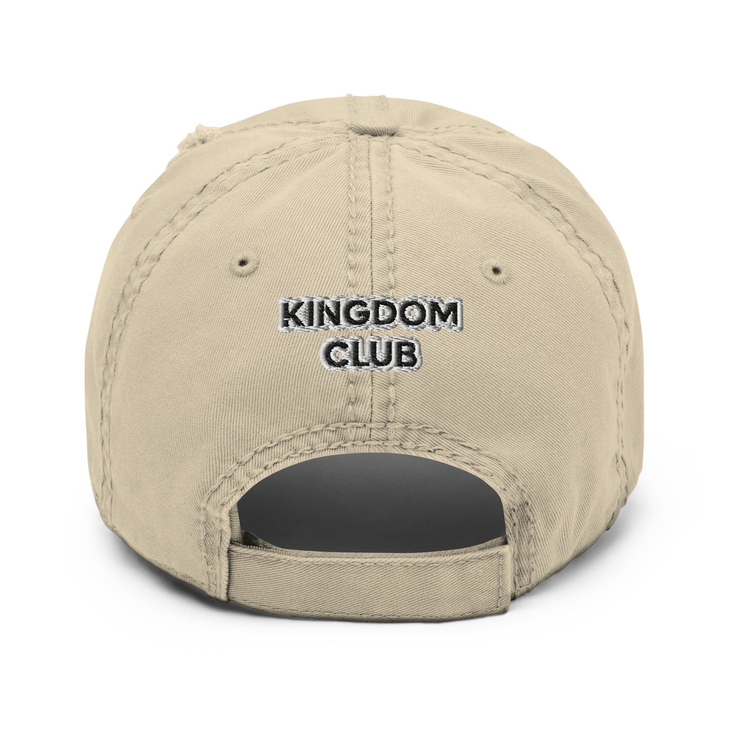 Crowned Heart Distressed Dad Hat