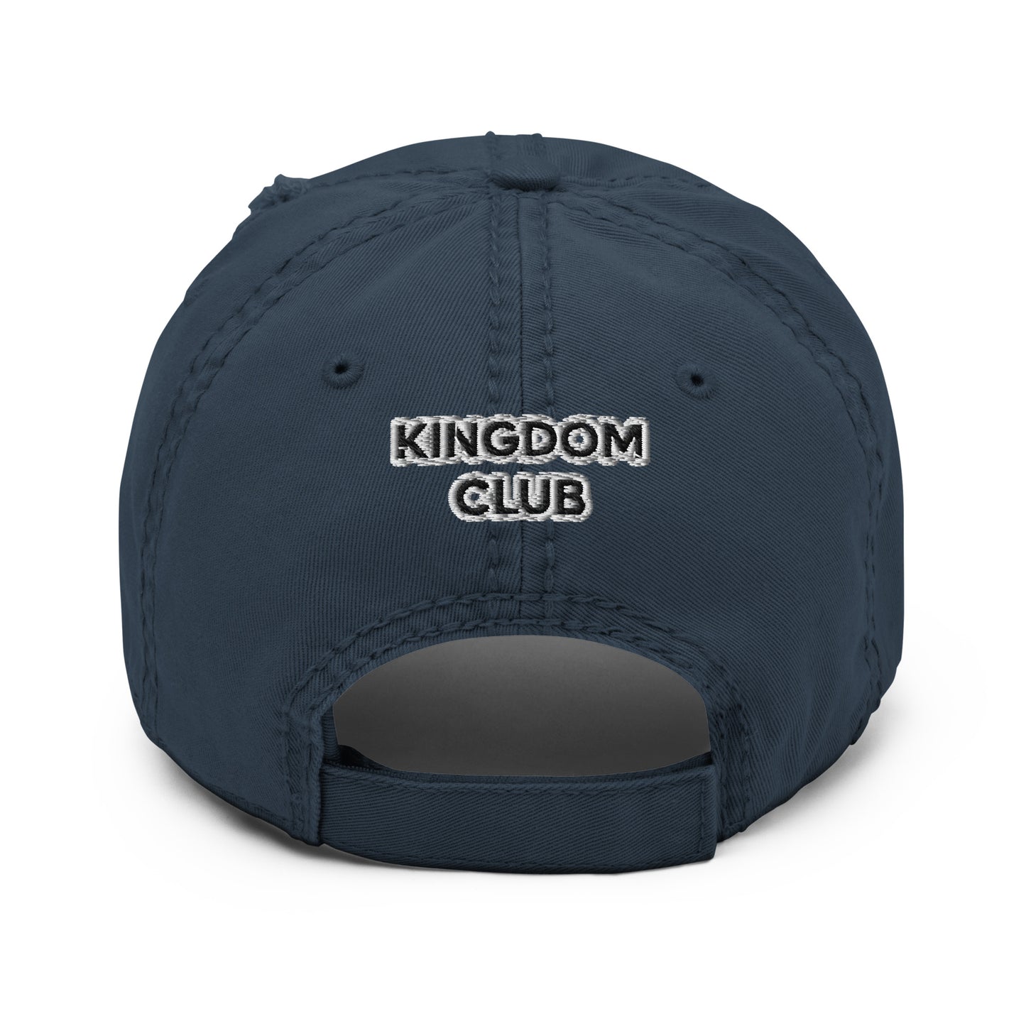 Crowned Heart Distressed Dad Hat