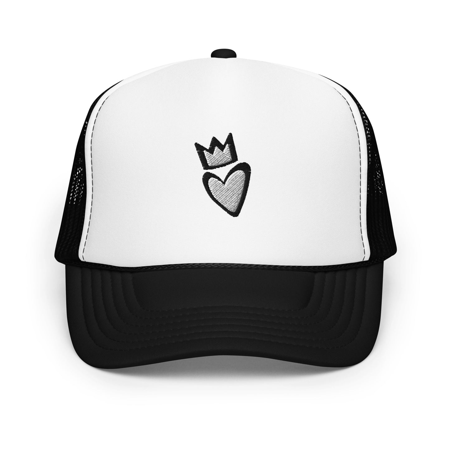 Crowned Heart Foam trucker hat