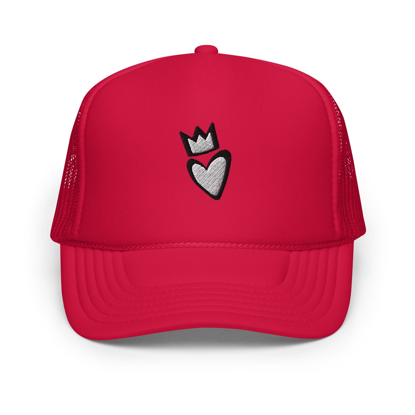 Crowned Heart Foam trucker hat