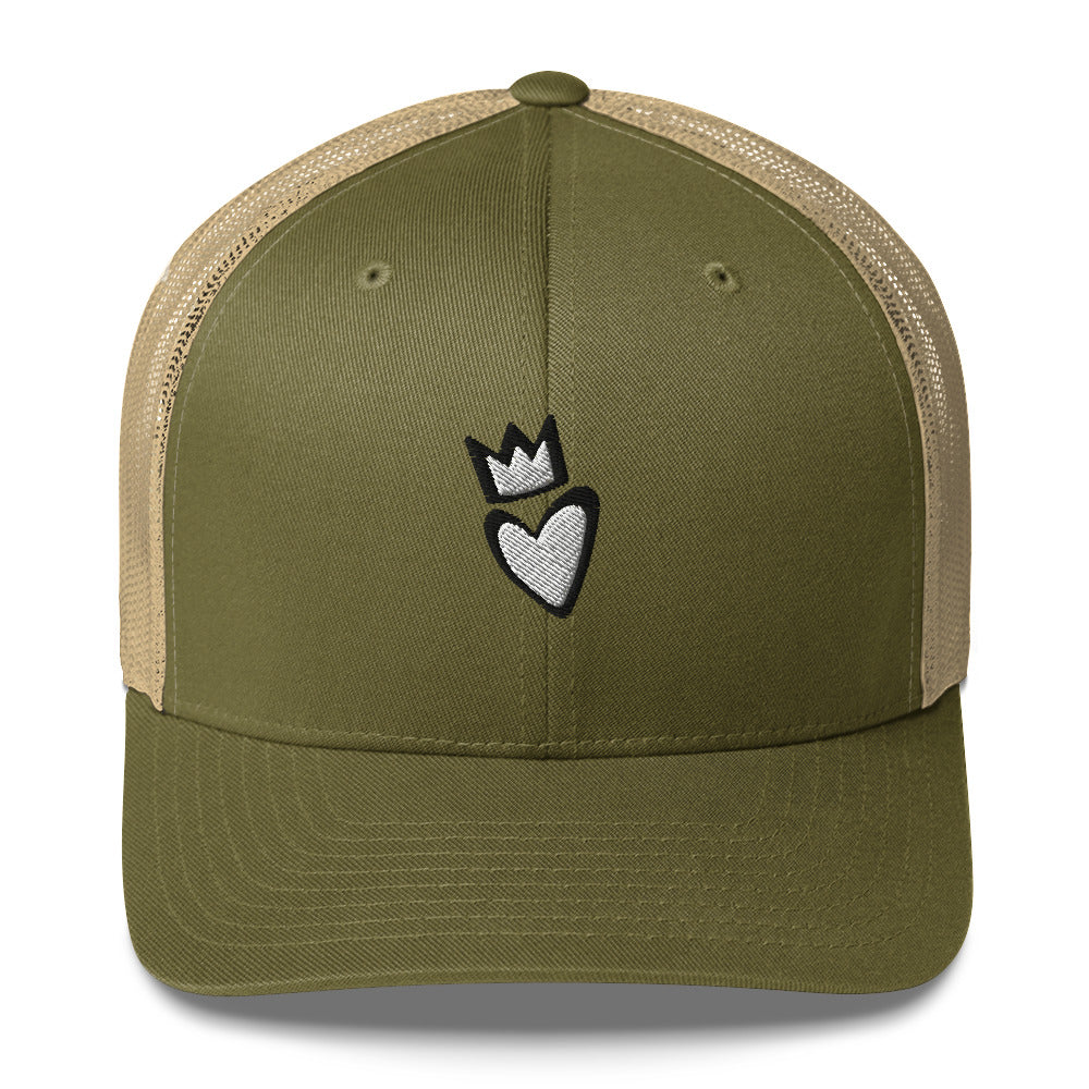 Crowned Heart Trucker Cap