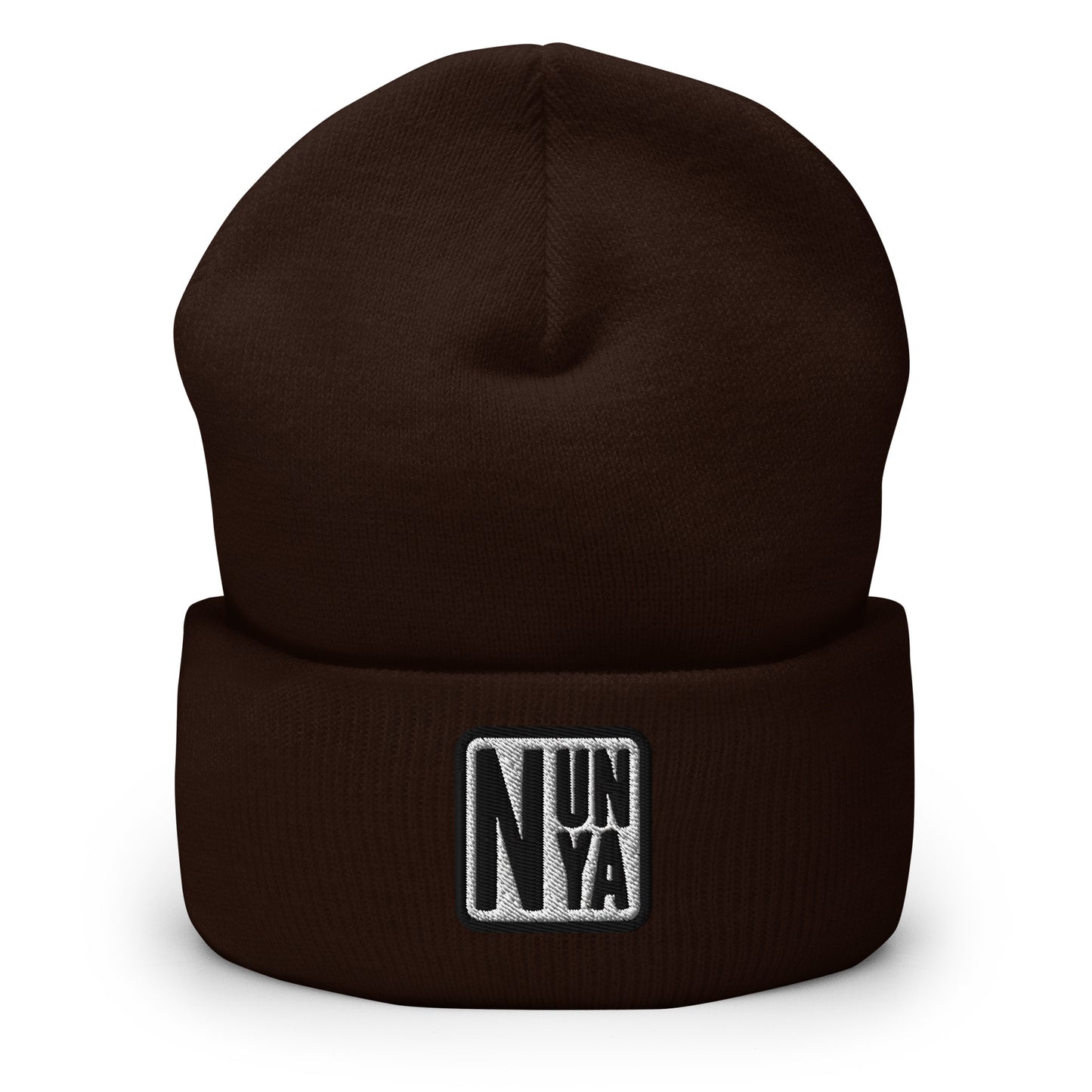 Nunya Patch Cuffed Beanie