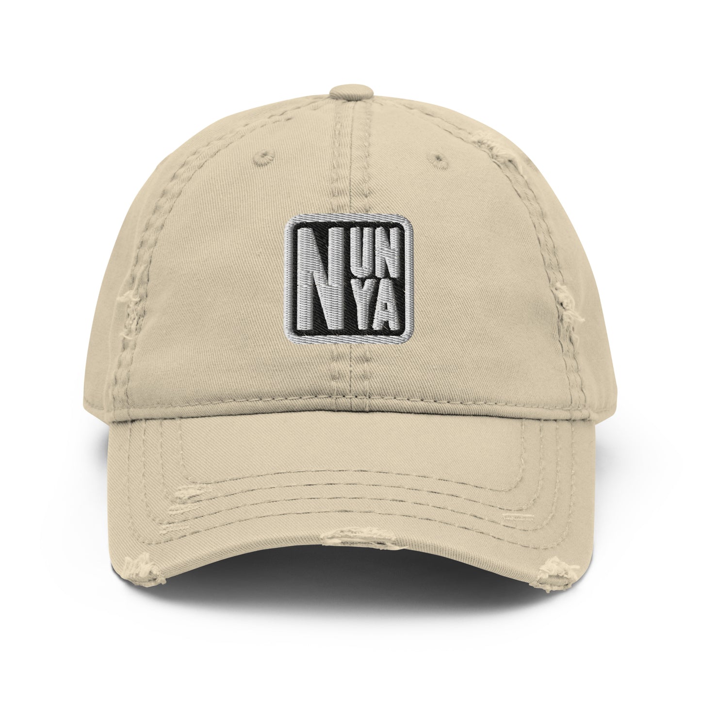 Nunya (W) Distressed Dad Hat