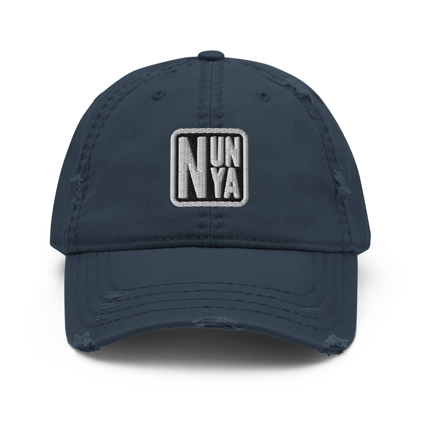 Nunya (W) Distressed Dad Hat